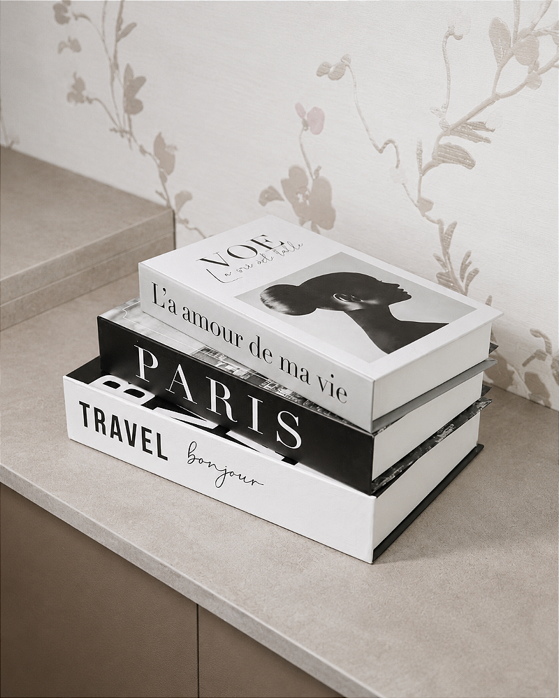 Livro Decorativo Organizador - Coleção Literária