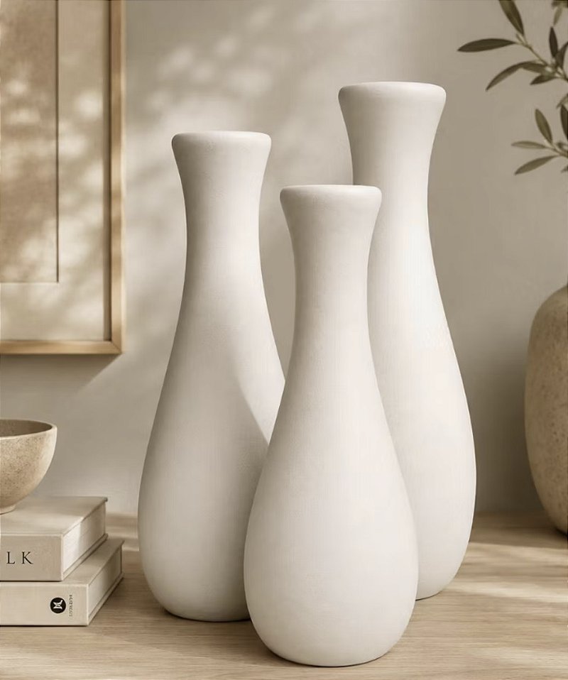Vaso Decorativo de Mesa 15cm - Coleção Artefato