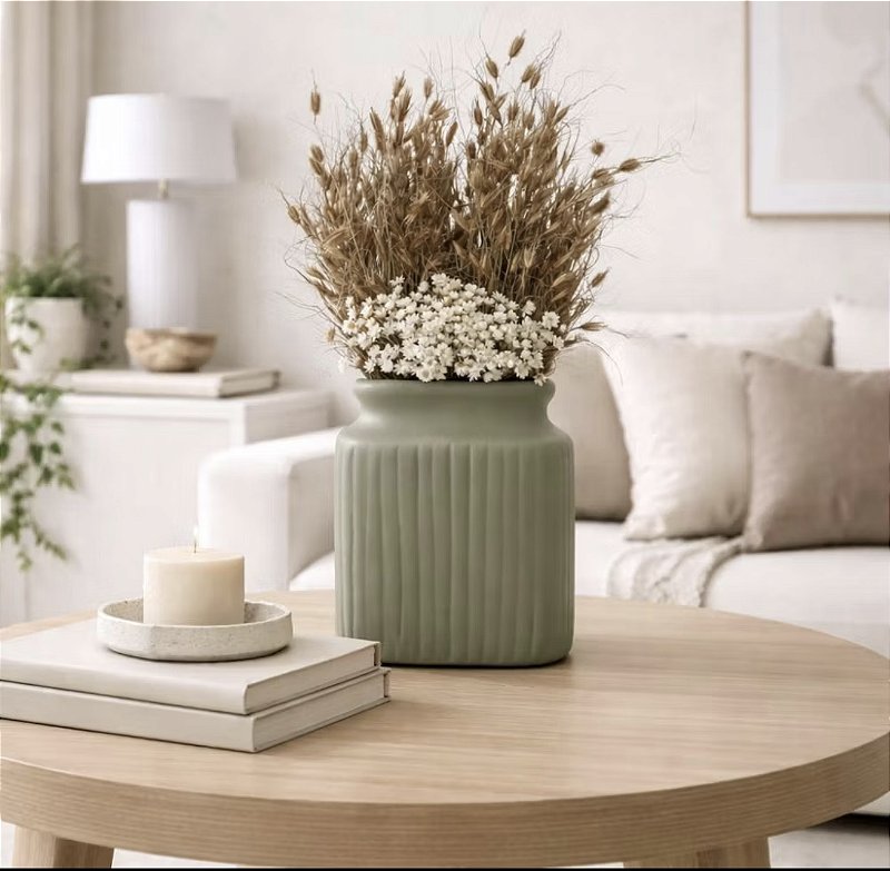Vaso Decorativo de Mesa 15cm - Coleção Artefato
