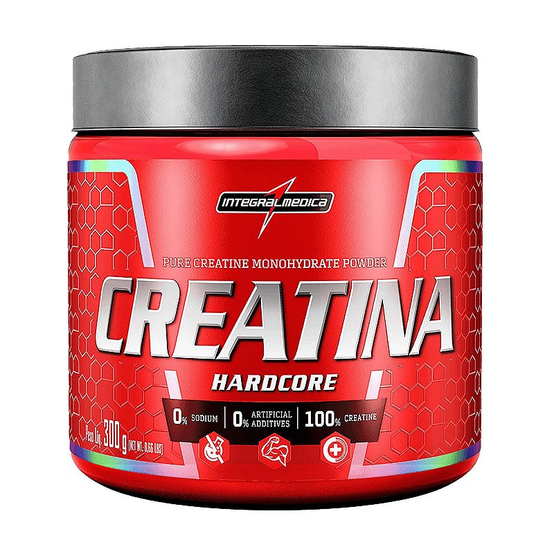 Creatina Hardcore 300g - Integral Médica
