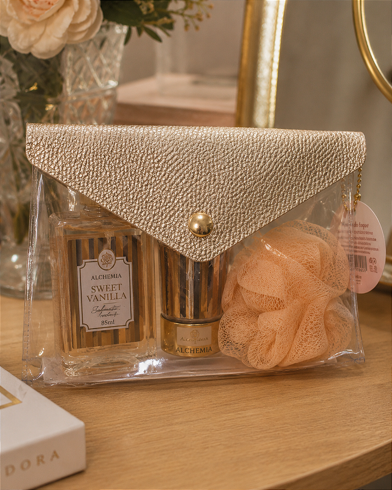 Bolsa Transparente Personalizada para Kits e Presentes Elegantes