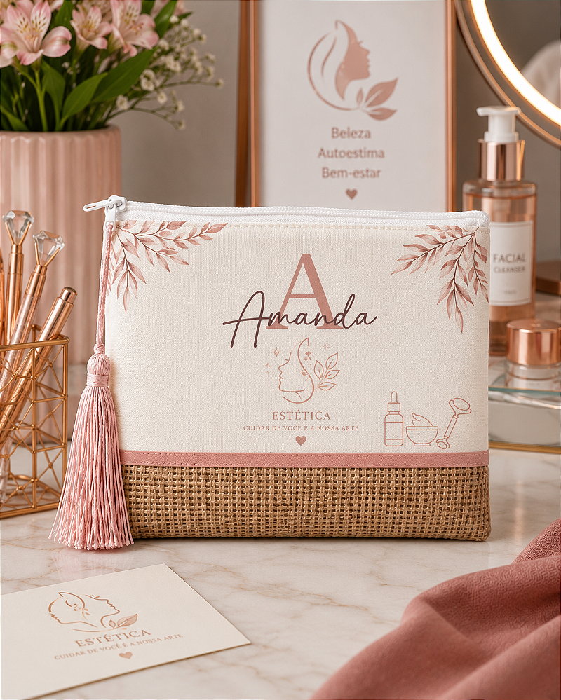 Necessaire Flat Personalizadas - MÉDIA