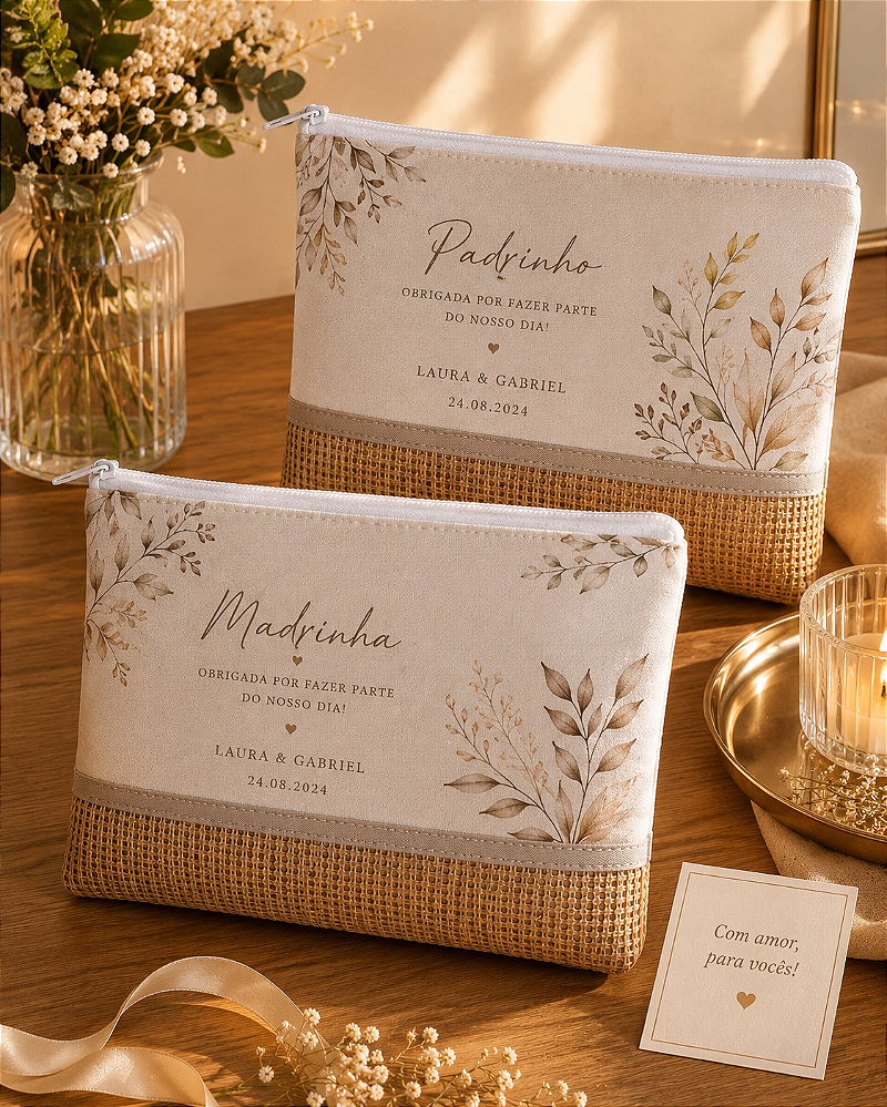 Necessaire Flat Personalizadas - GRANDE