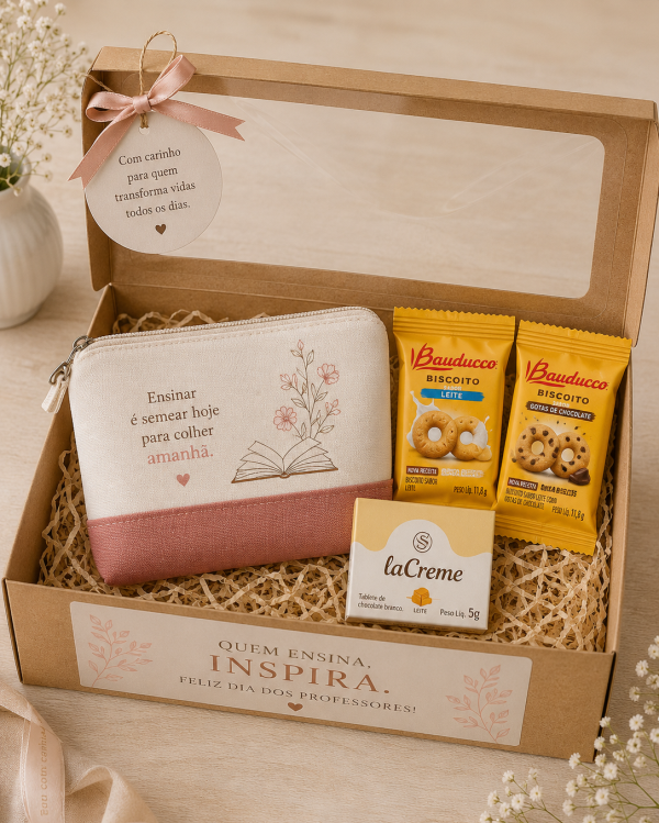 Kit Necessaire Flat Personalizadas - Dia dos Professores