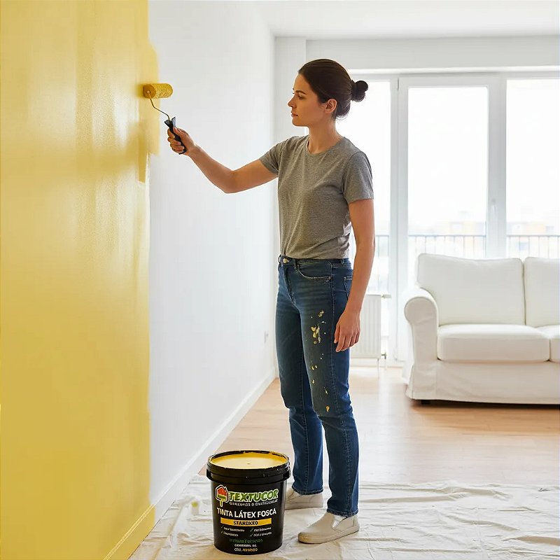 Tinta Acrílica Látex Fosca Standard 18l Uso Interno E Externo