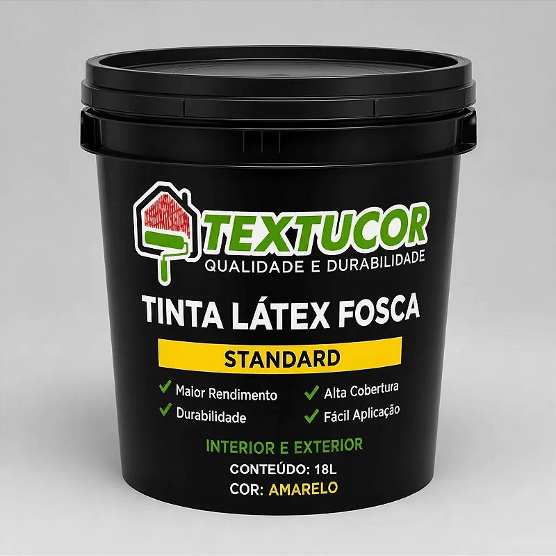 Tinta Acrílica Látex Fosca Standard 18l Uso Interno E Externo
