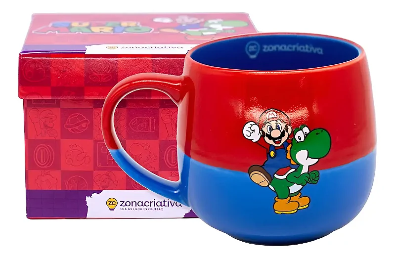 Caneca Maggie - Super Mario