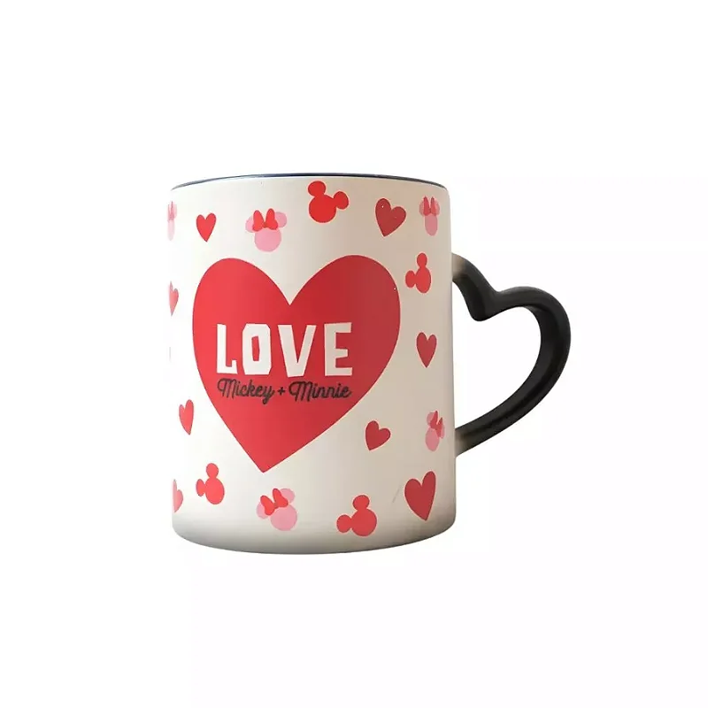 Caneca Mágica Coração - Mickey e Minnie