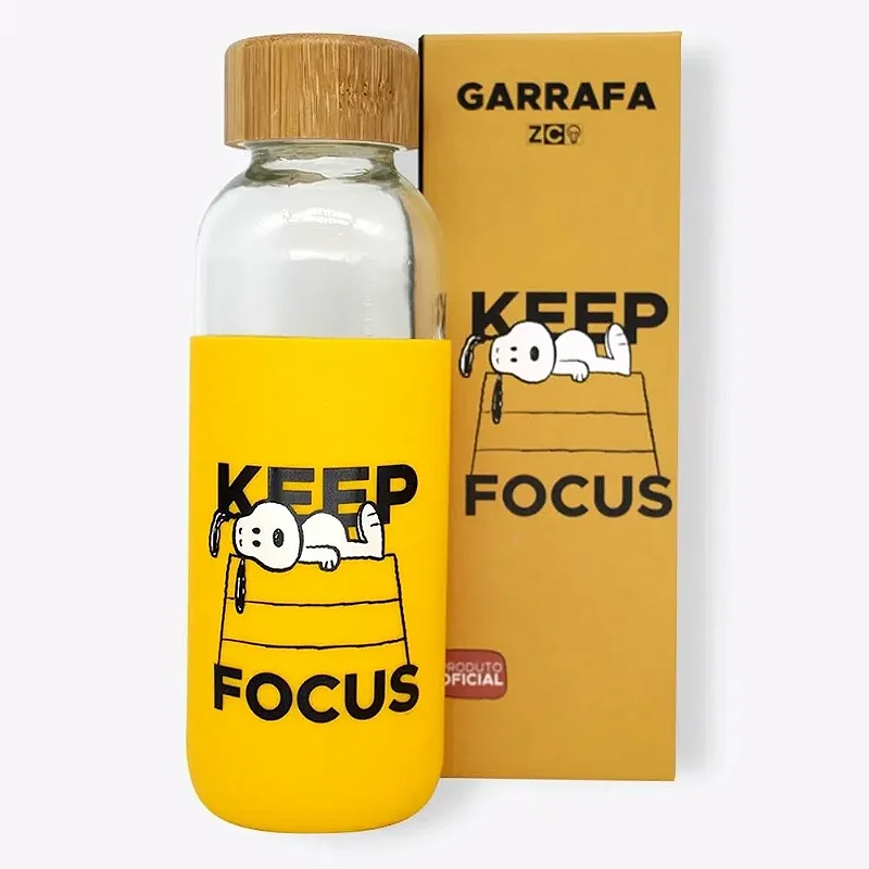 Garrafa Eco Keep Focus - Snoopy