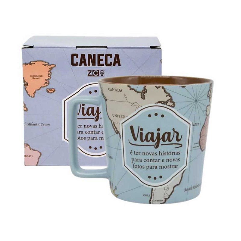 Caneca Buck Viajar - Novas Histórias