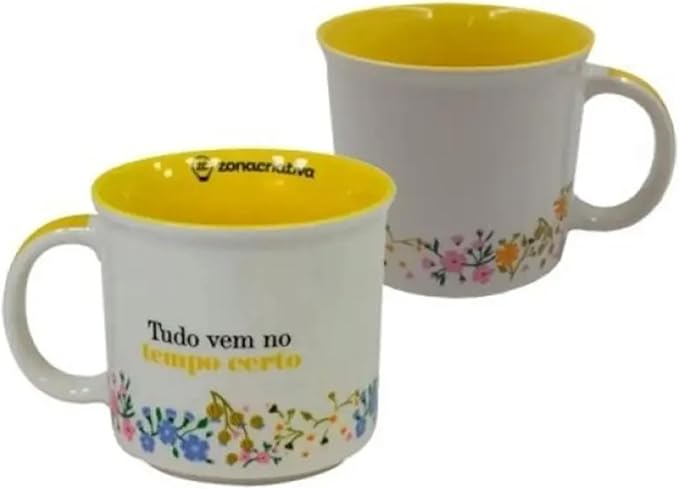 Caneca Tom Floral