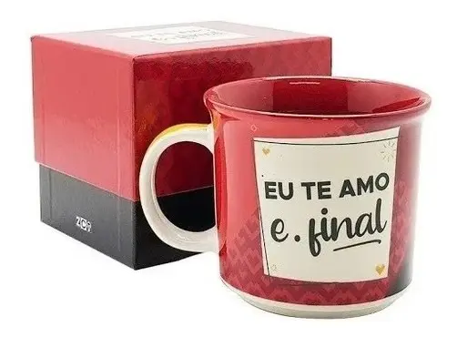 Caneca Tom - Eu te amo e ponto Final