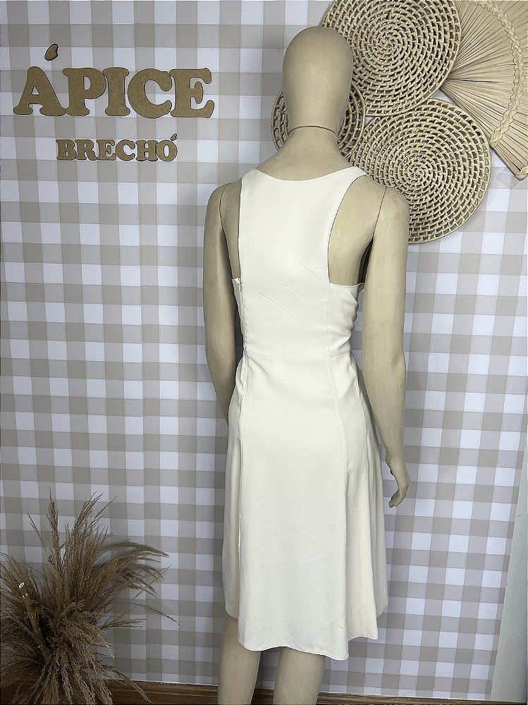 Vestido Iódice off white Tamanho 36