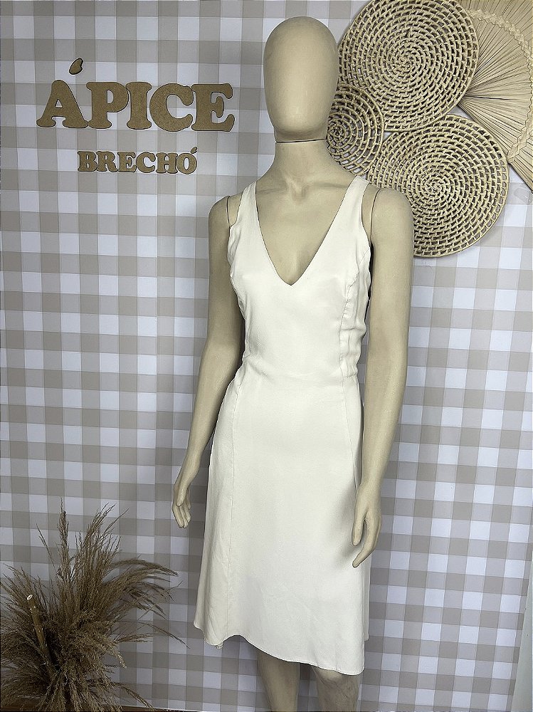 Vestido Iódice off white Tamanho 36
