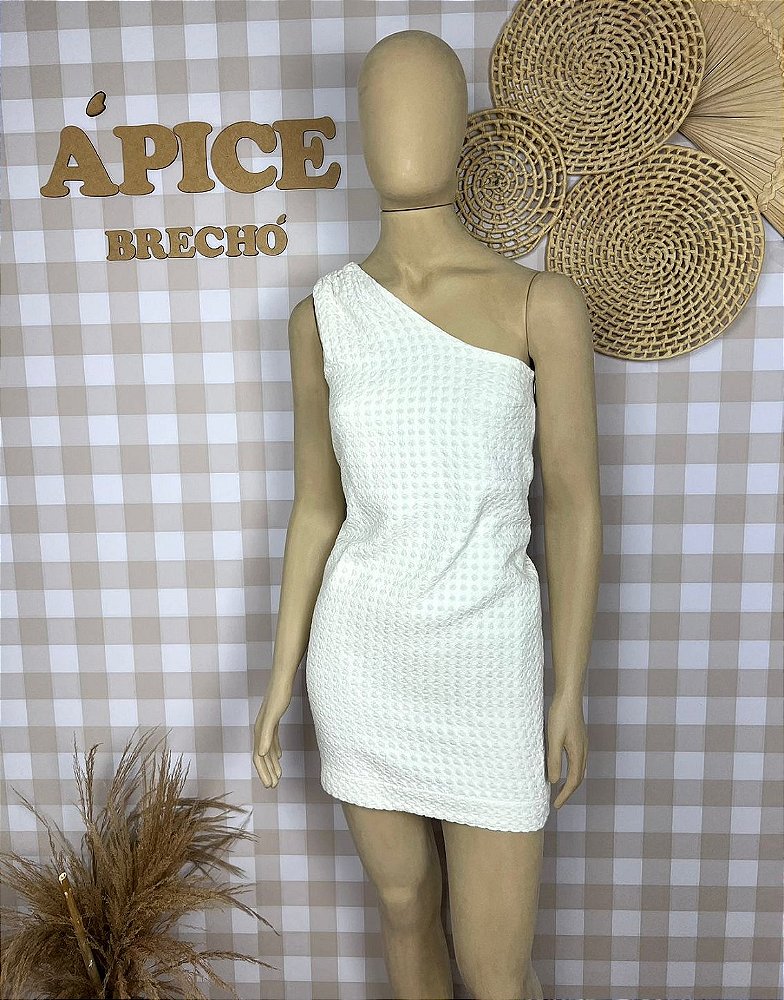 Vestido Bobstore Branco Ombro Único P