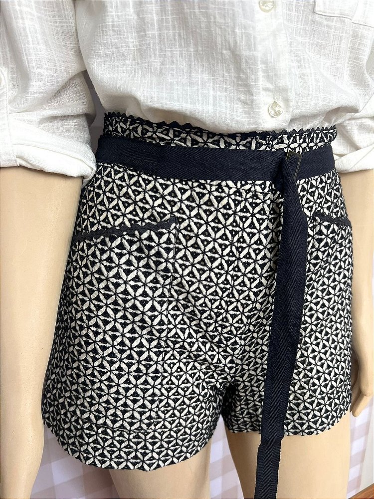 Shorts Talienk Estampado Tamanho 36