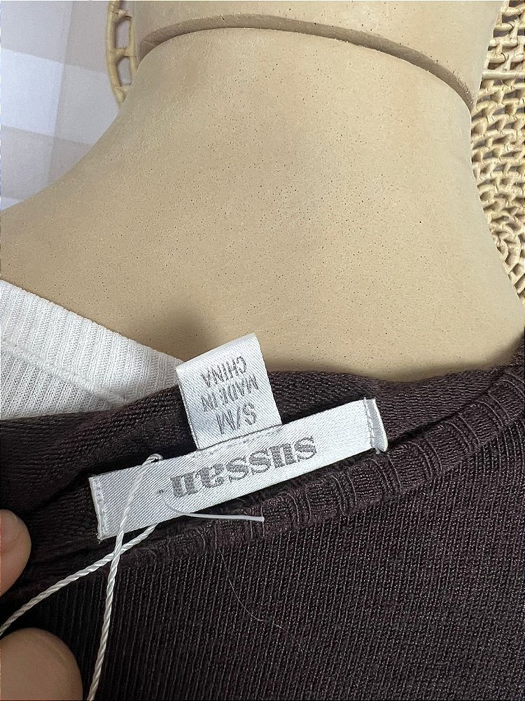 Cardigan Marrom Feminino Tamanho M