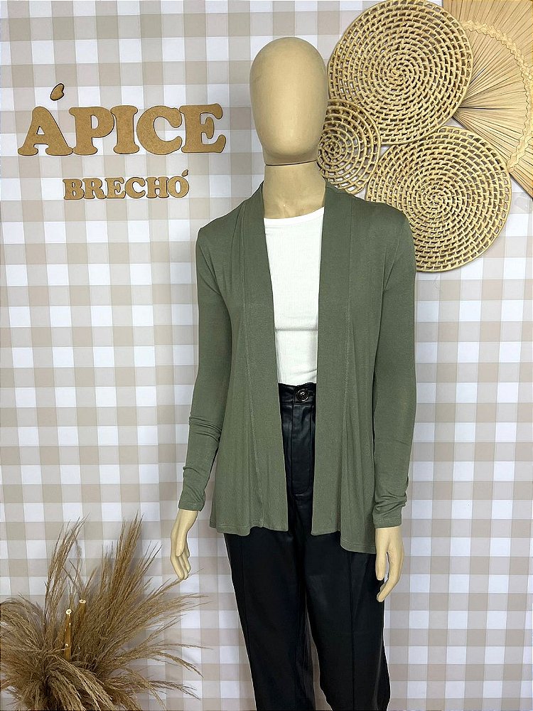 Cardigan Marfinno Tamanho PP Verde