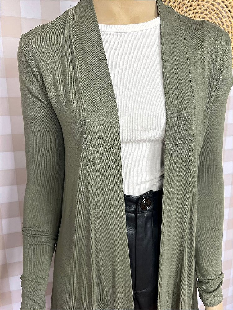 Cardigan Marfinno Tamanho PP Verde