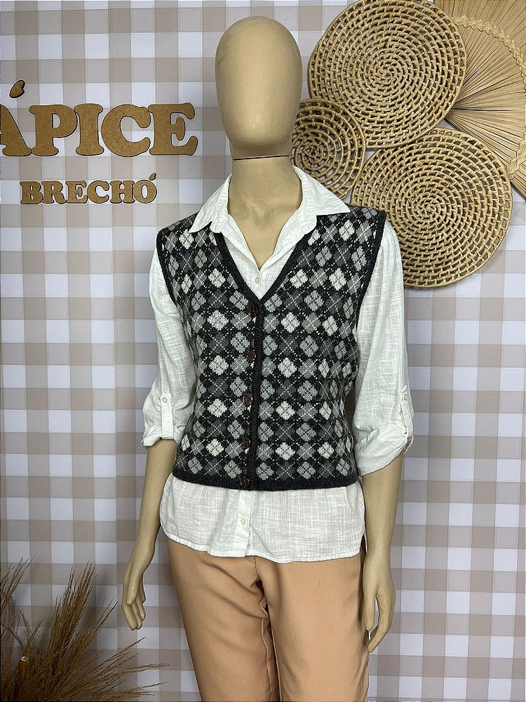 Colete Tricô Feminino Lakita M