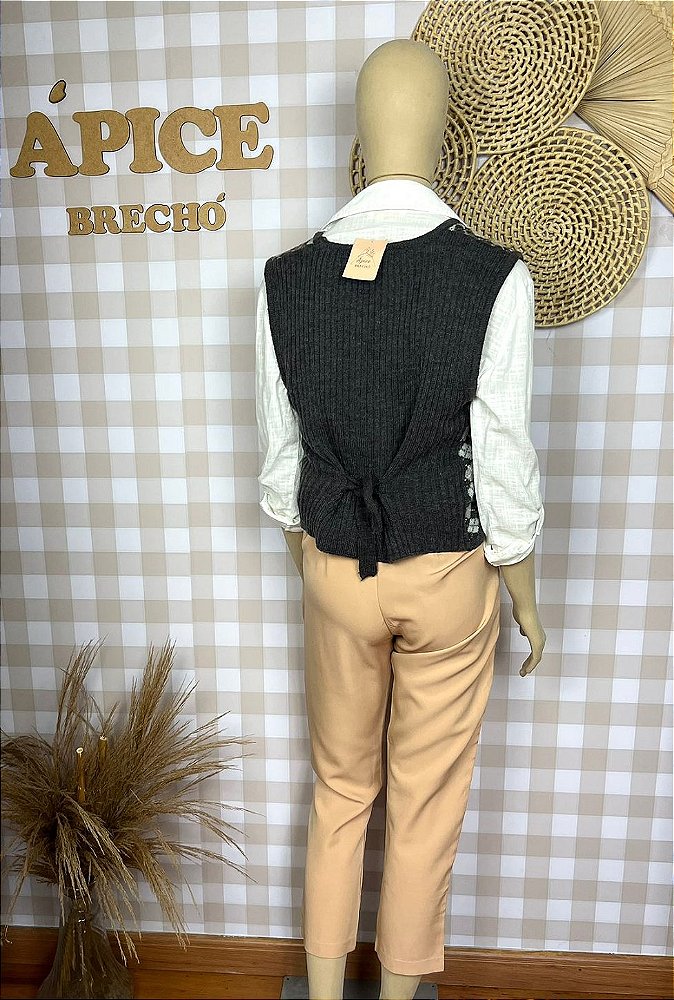 Colete Tricô Feminino Lakita M