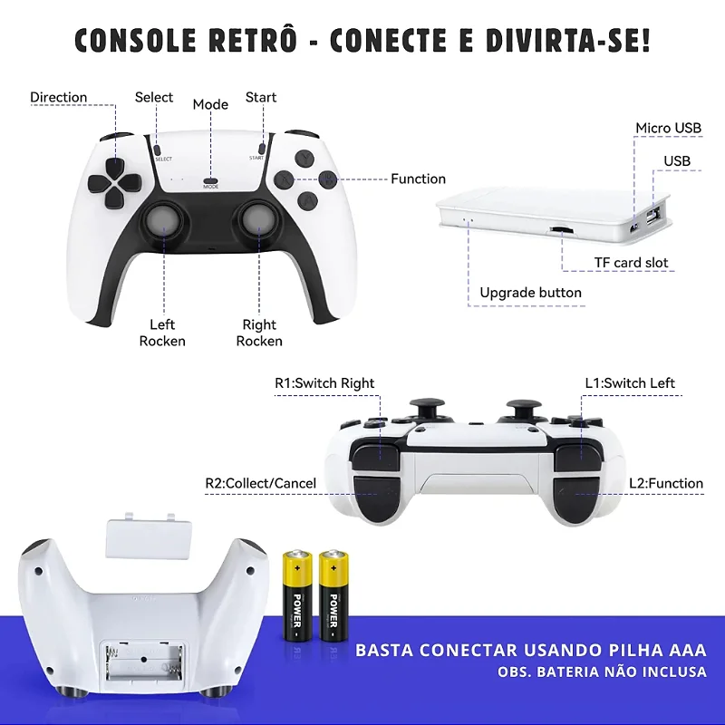 Game Stick Blulory Wireless 2.4G 4K