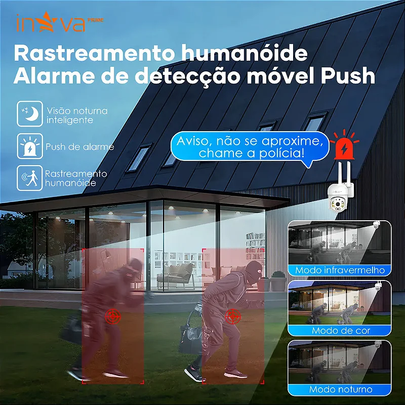 Câmera Externa Inova IP66 BA-CAM0005B 2MP