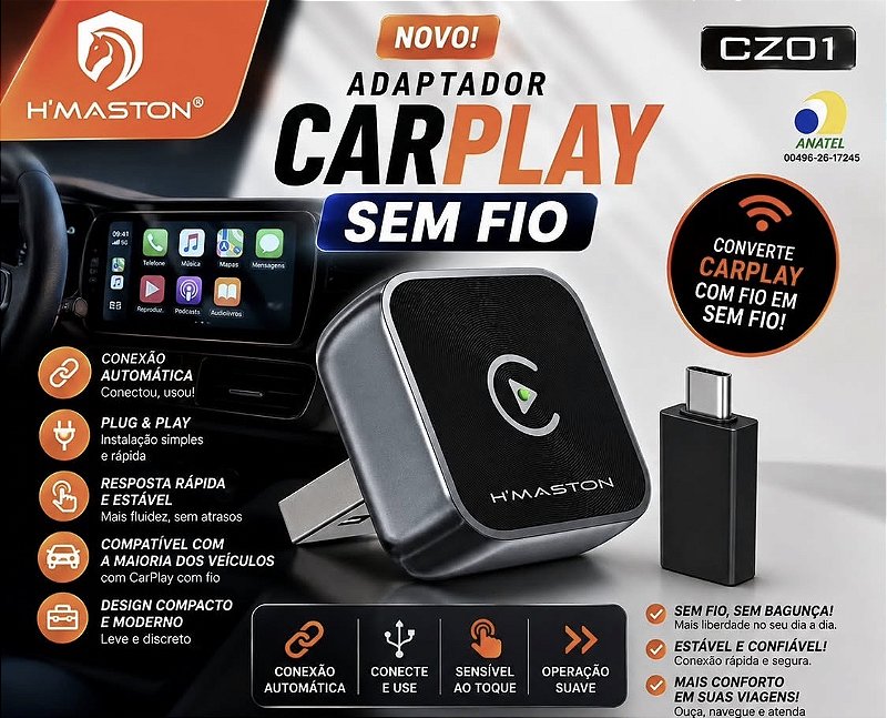ADAPTADOR CARPLAY HMASTON CZ02