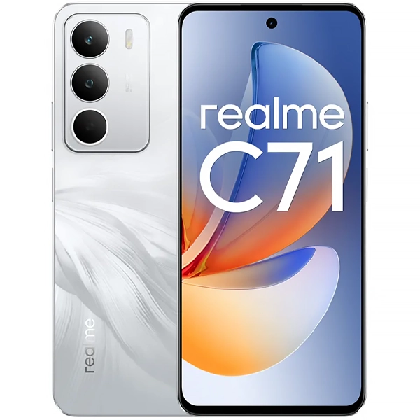 Smartphone Realme C71 Dual SIM de 128GB 4GB RAM NFC - White Swan