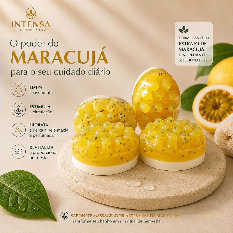 Sabonete Massageador de Maracujá