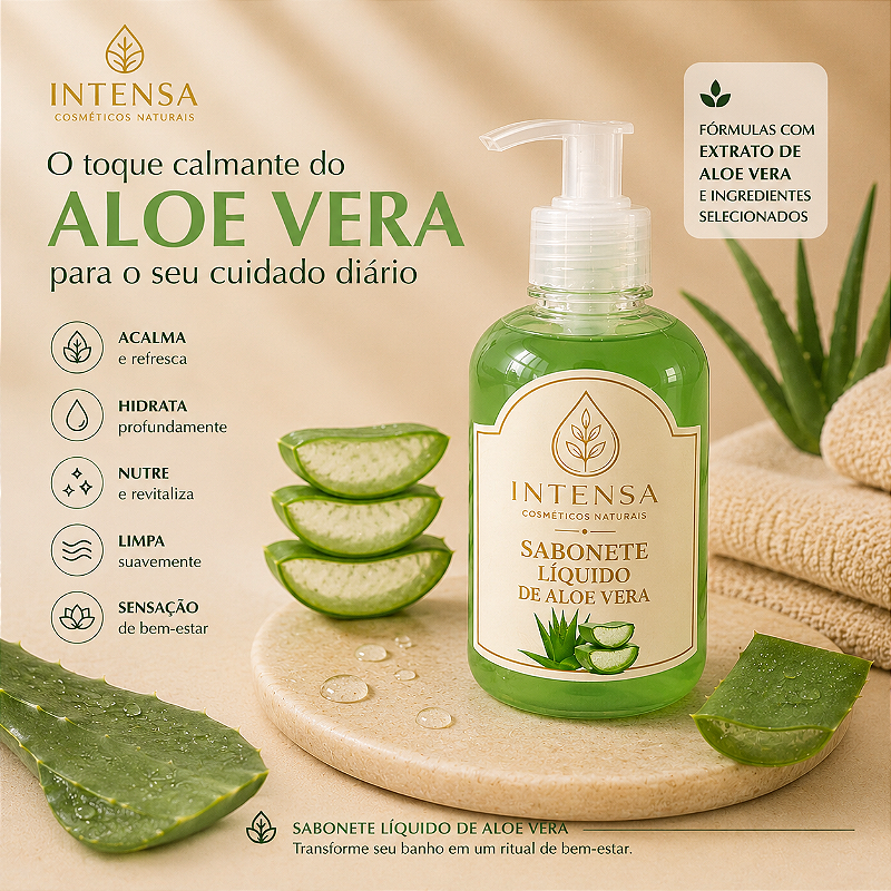 Sabonete Líquido Aloe Vera
