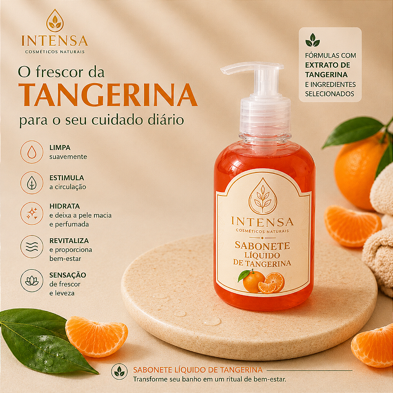 Sabonete Líquido de Tangerina