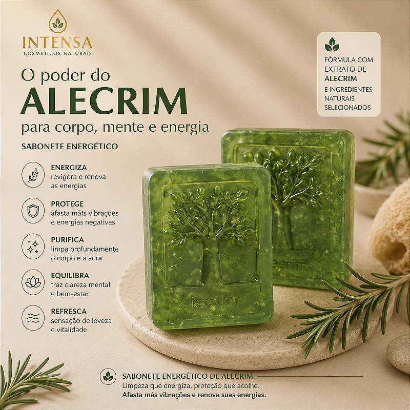 Sabonete Energético de Alecrim