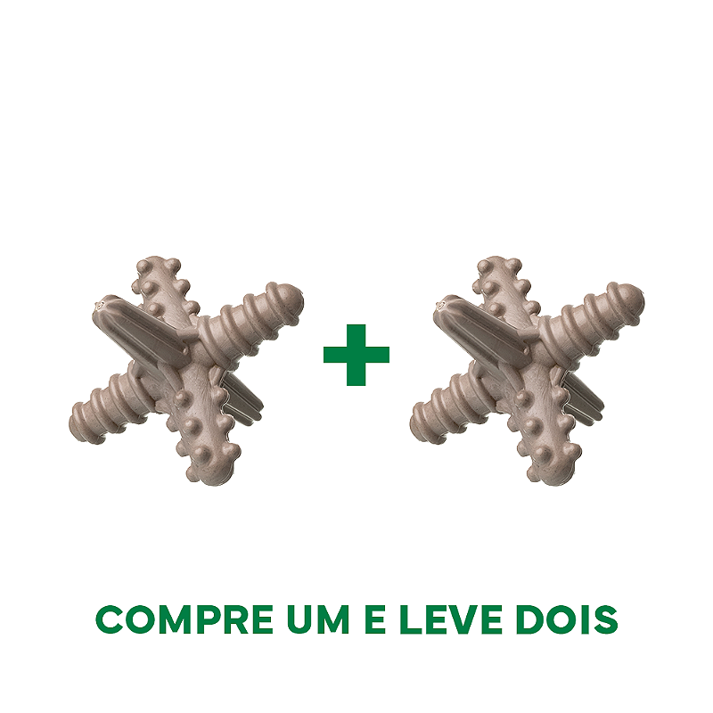 ASTERISCO PEQUENO LARANJA - MORDIDA MODERADA