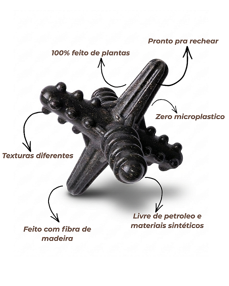 ASTERISCO PEQUENO MADEIRA - MORDIDA EXTRA FORTE
