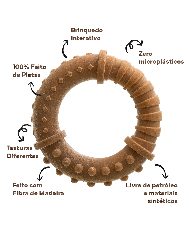 Argola Grande Madeira - Mordida Extra Forte Pague 1 Leve 2