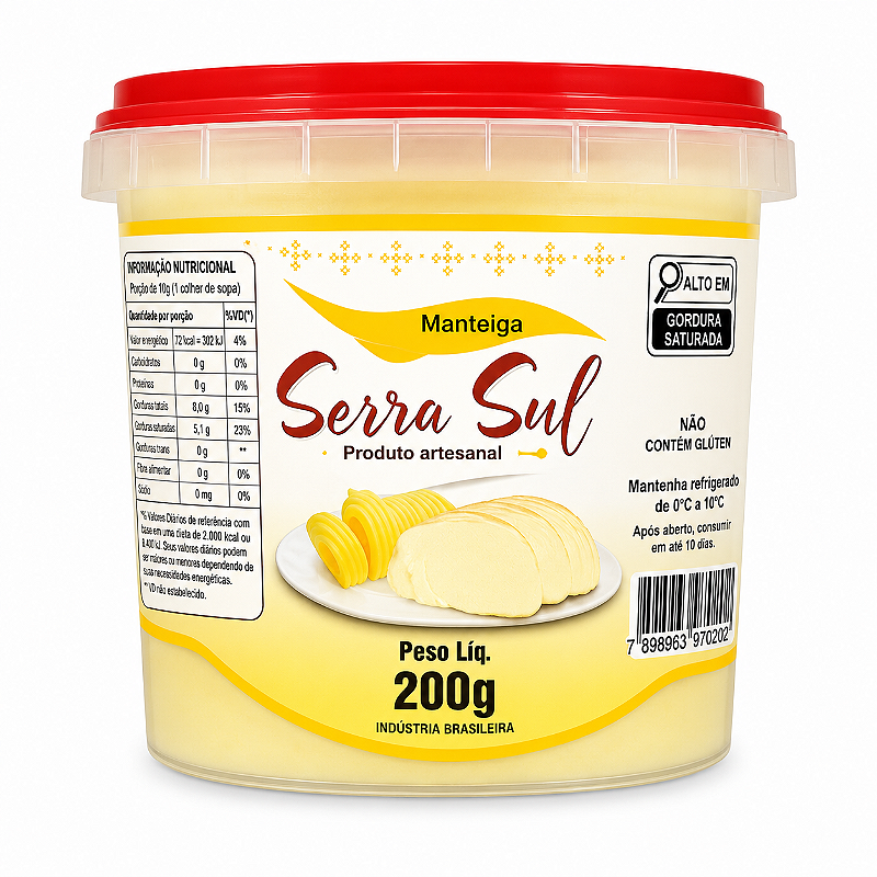 Manteiga Mineira PURA 200g