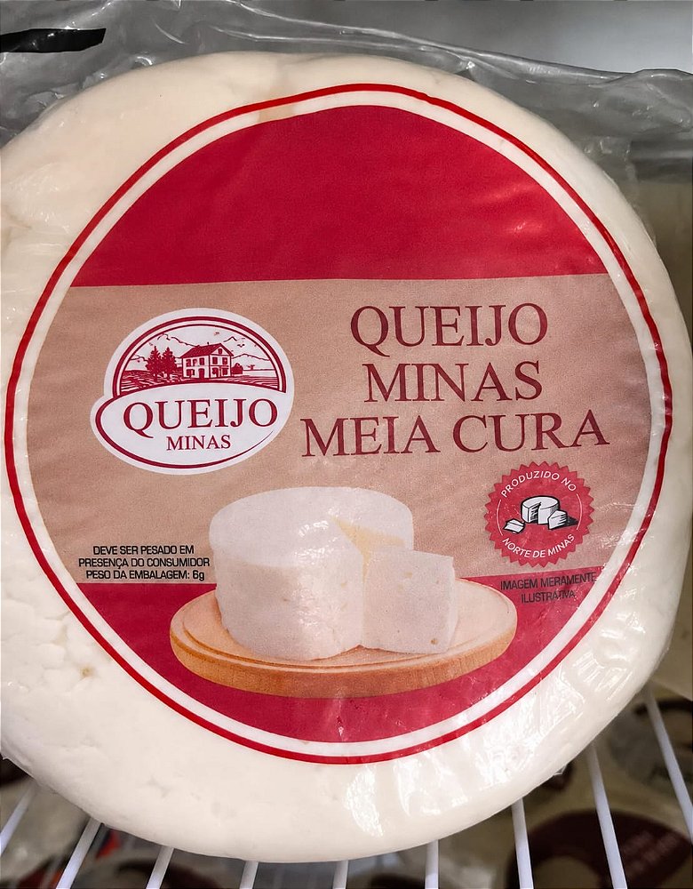 Queijo meia cura furadinho