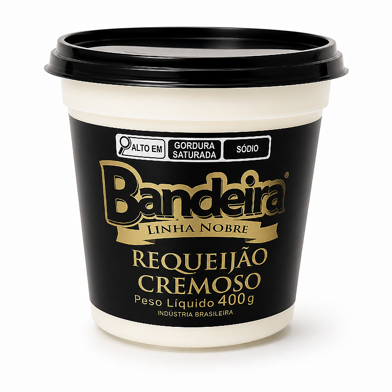 Requeijão cremoso bandeira