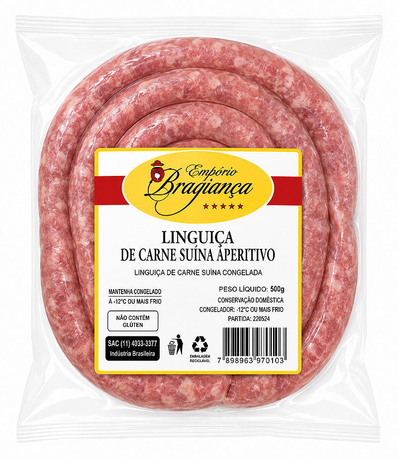 Linguiça aperitivo sem pimenta
