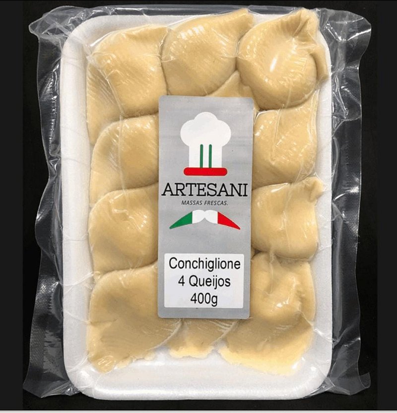 Conchiglione 4 queijos