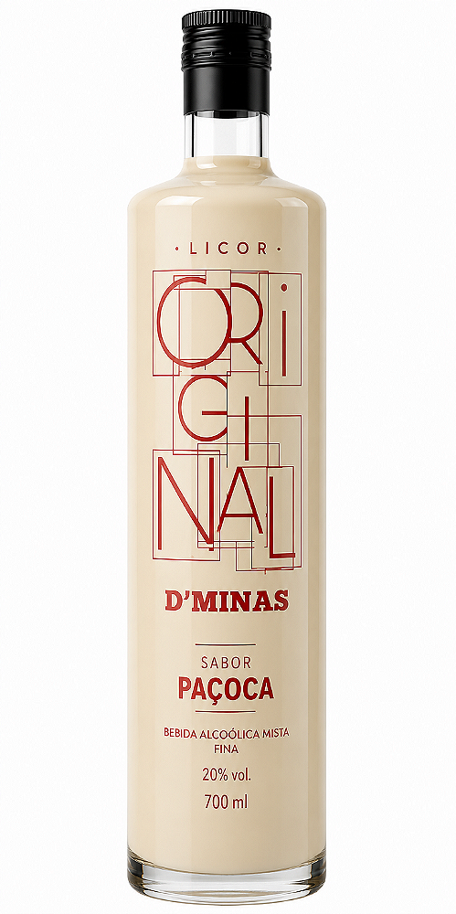 Licor original paçoca 750ml