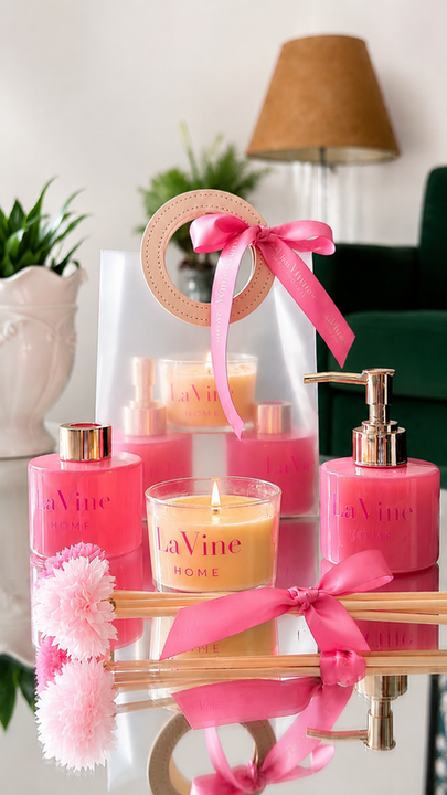 Kit Presente Frutta Viva Pitanga — Difusor 100ml + Sabonete 100ml + Vela 140g — La Vine Home