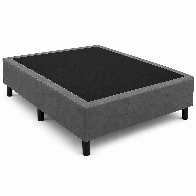 Base Box Casal Suede 138X188X40