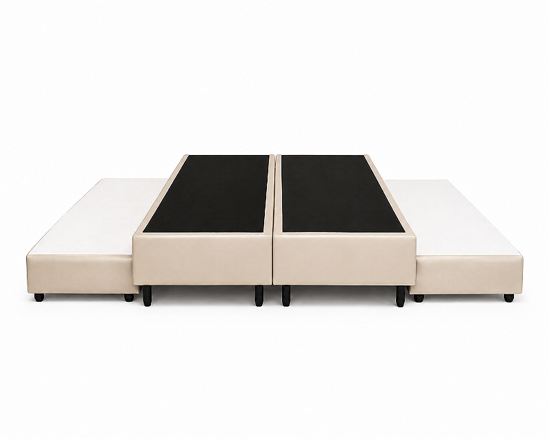 Base Box Queen com cama auxiliar Courino 138X188X40