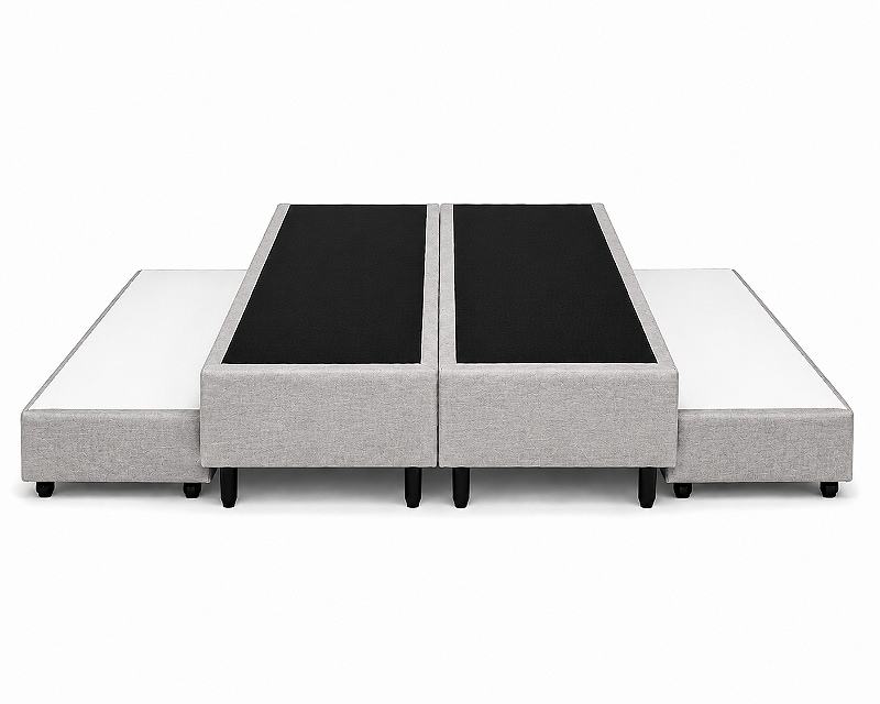 Base Box Casal com cama auxiliar Linho 138X188X40