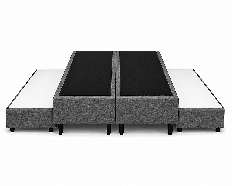 Base Box Casal com cama auxiliar Linho 138X188X40