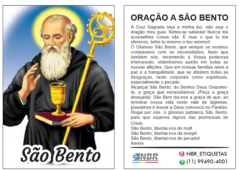 1.000 Santinhos São Bento