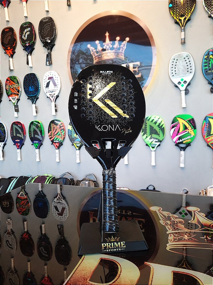 Raquete de Beach Tennis Bulldog Black 2026 - Daniel Schmitt | KONA