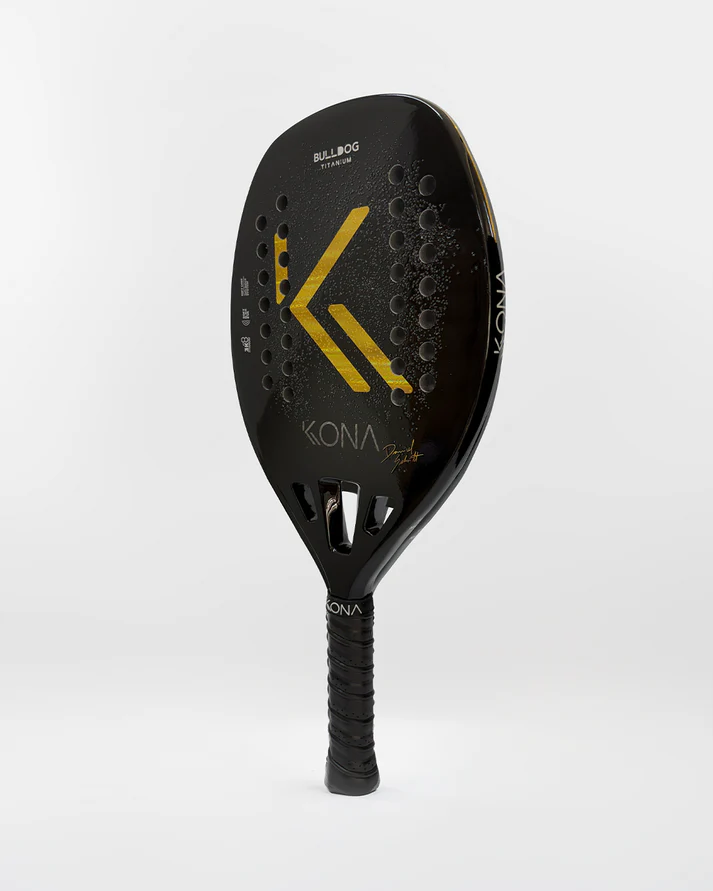 Raquete de Beach Tennis Bulldog Black 2026 - Daniel Schmitt | KONA